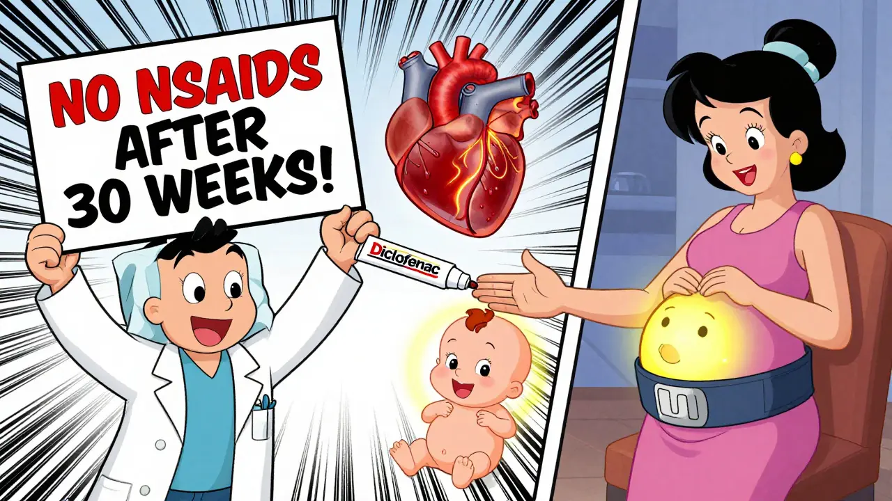 Doctor warns against NSAID cream in third trimester while baby’s heart vessel closes